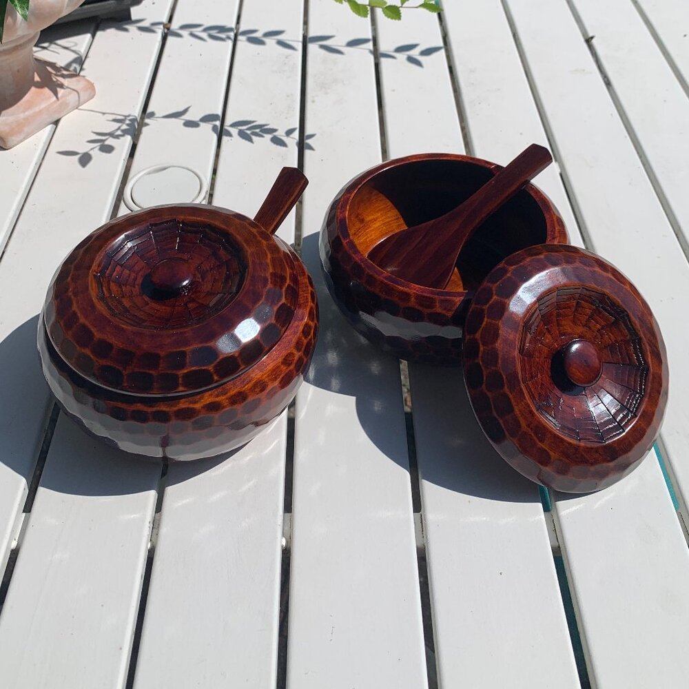 2 Sets Rice Bowl Top and Paddle